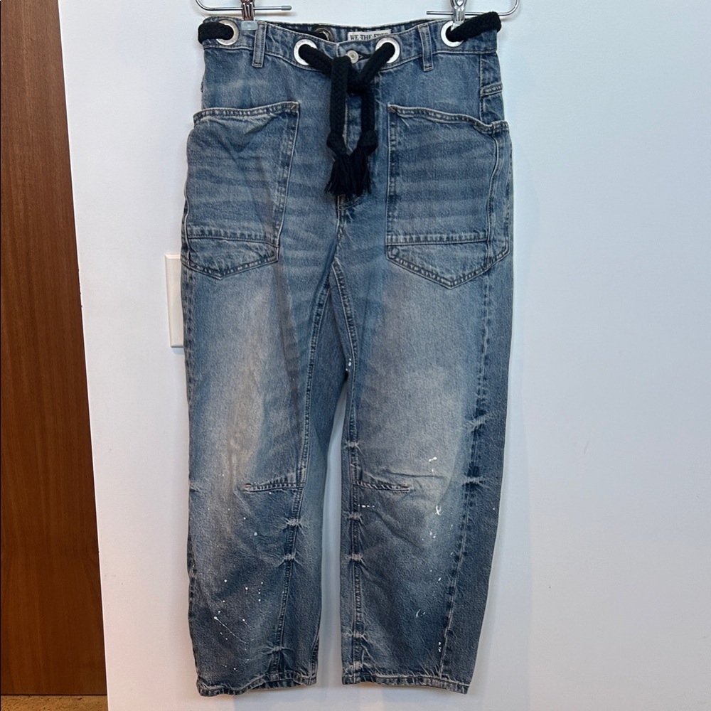 Free People moxie barrel jean sz 24
